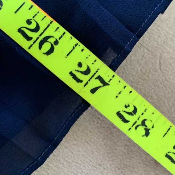 Modcloth | Spaghetti Straps | Navy | Micro Pleated | SZ XL - Picture 14 of 14